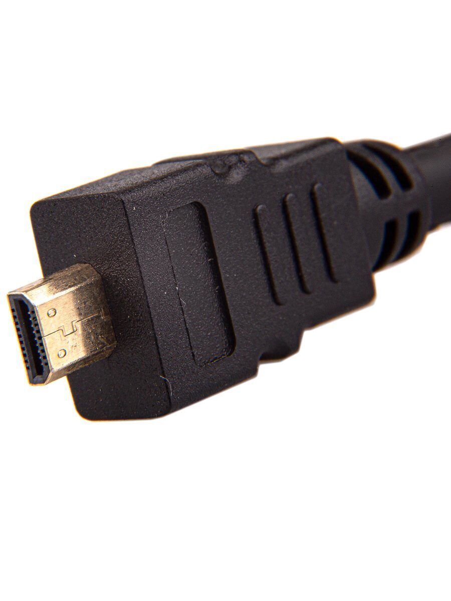 Кабель HDMI-19M --- MicroHDMI-19M ver 2.0+3D/Ethernet,1m Telecom <TCG206-1M>