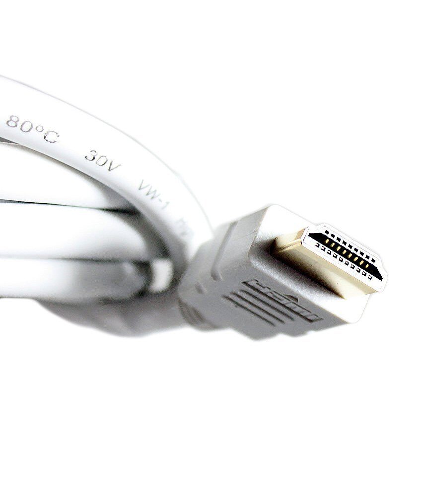 Кабель HDMI 19M/M 1.4V+3D/Ethernet iOpen (Aopen/Qust) <ACG511W-3M> 3m, белый