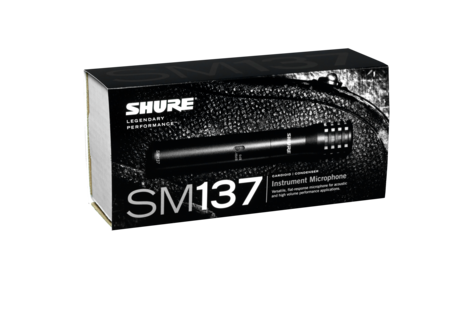 Профессиональный инструментальный конденсаторный микрофон SHURE SM137