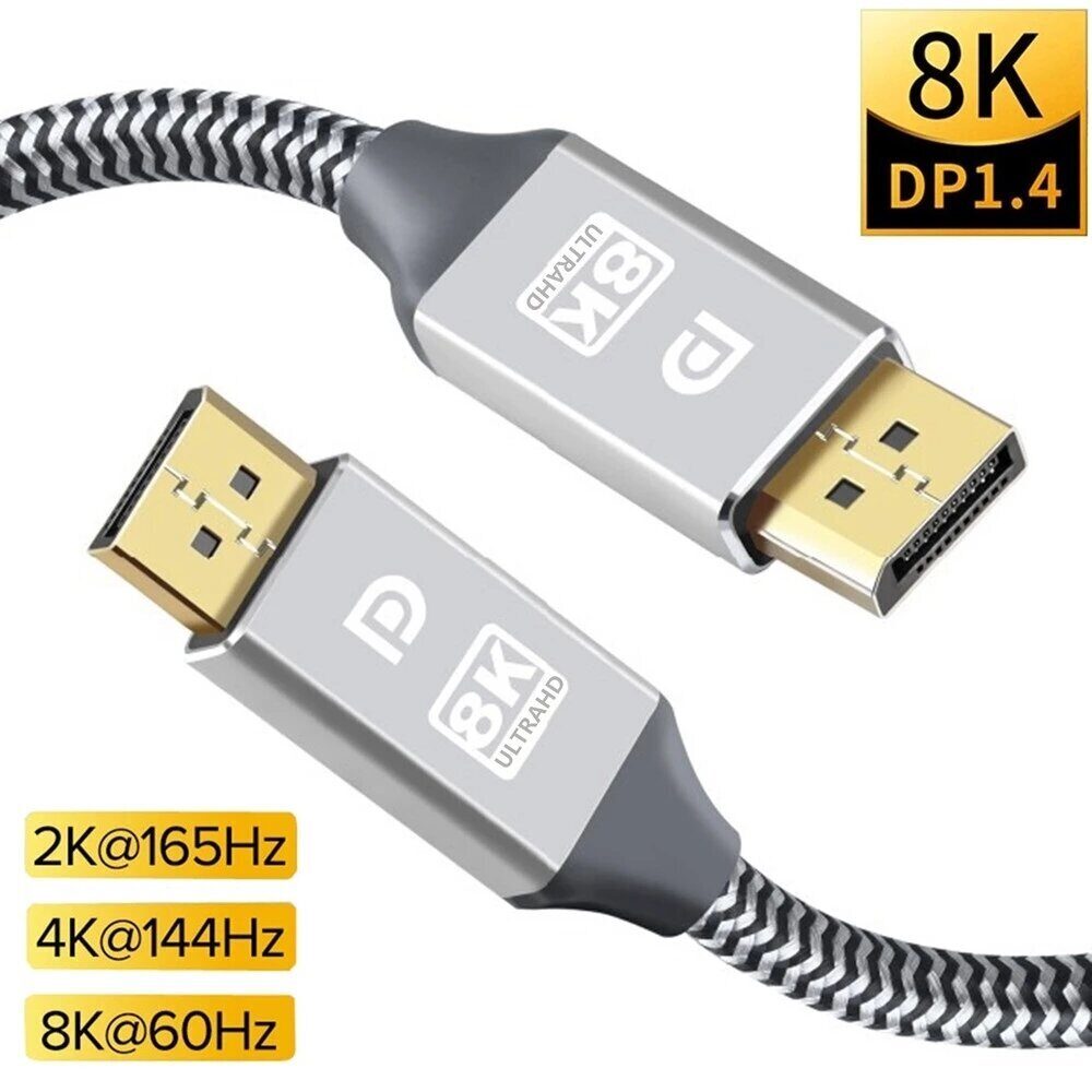 Кабель соединительный DP-DP 1.4V 8K@60Hz  3м, Telecom Pro TCG750-5M