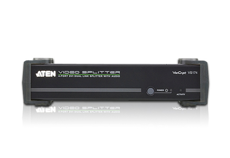 Разветвитель DVI Dual Link и Аудио 4-портовый Aten VS174