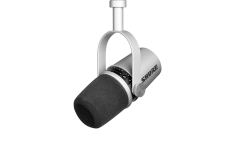 Динамический микрофон для подкастов с разъемами XLR/USB SHURE MV7-S