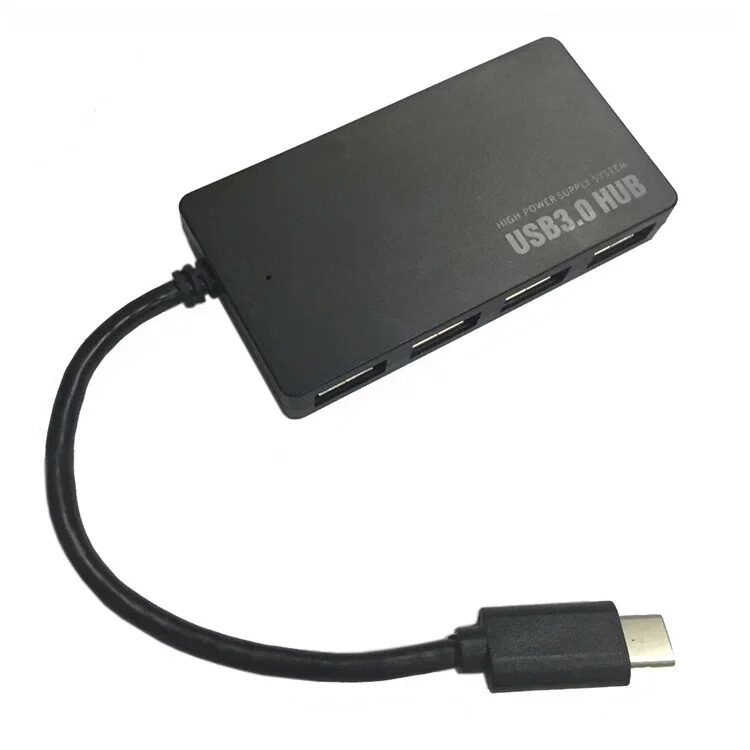 Хаб USB3.1 Type-CM --> 4*USB3.0 (F)