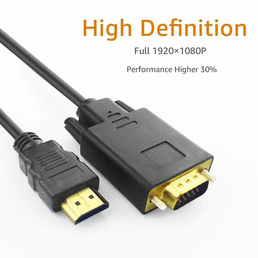 Кабель-переходник HDMI --> VGA_M/M 1,8м VCOM <CG596-1.8M>