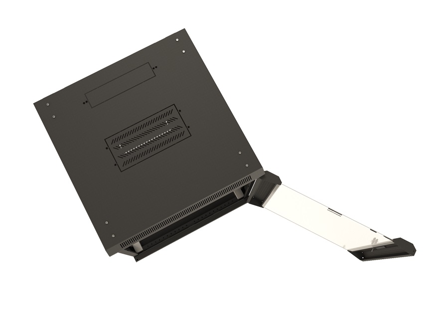 Шкаф настенный 19", 6U Hyperline TWB-0645-GP-RAL9004