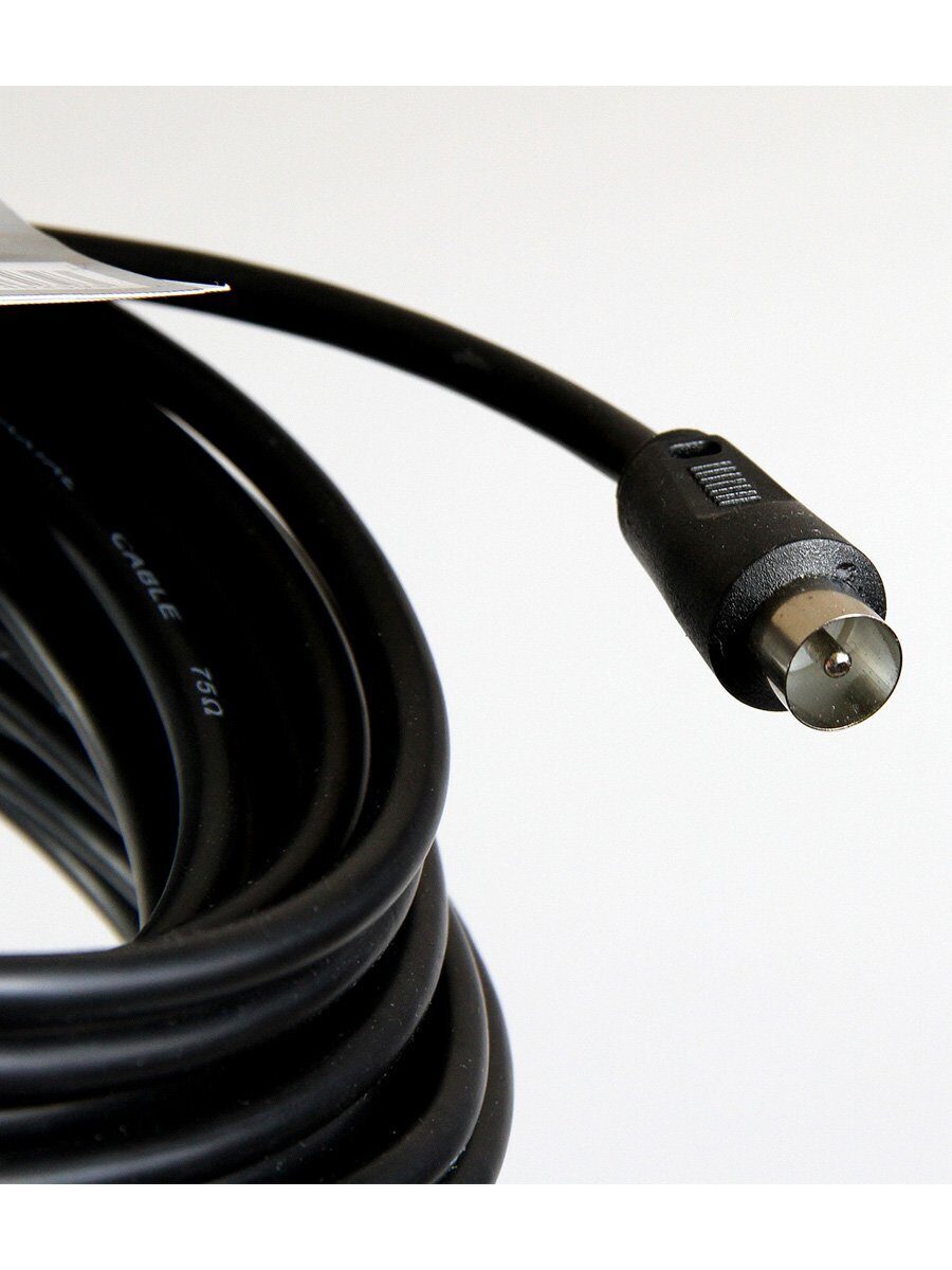 Кабель удлинительный антенный 9.5mm, 75Ом,ТВ-М-->ТВ-F, 10m, Telecom (TTV9501-10M)