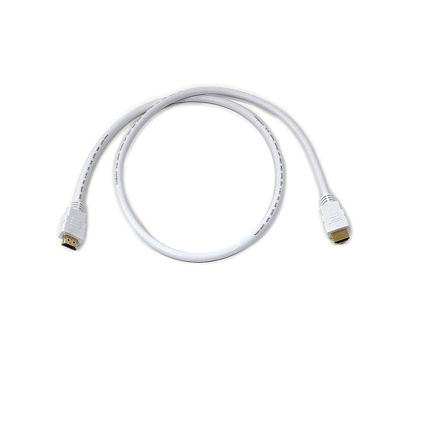 Кабель HDMI 19M/M ver 2.0, 1М, белый  iOpen (Aopen/Qust) <ACG711W-1M>