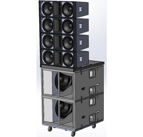 TS-8210LA Элемент линейного массива пассивный, трёхполосный