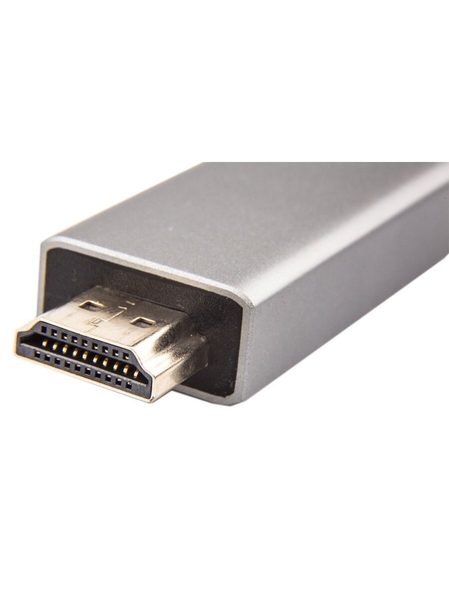 Кабель-адаптер USB 3.1 Type-Cm --> HDMI A(m) 4K@60Hz, 1.8m , PD, Alum Shell,VCOM <CU423MCPD-1.8M>