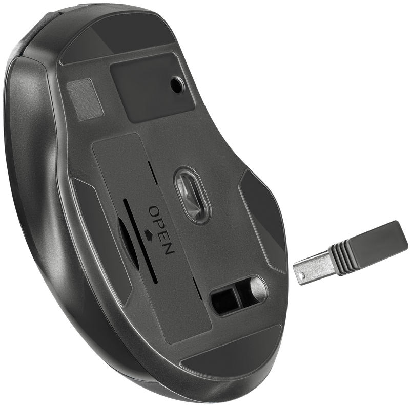 Беспроводная оптическая мышь Prime MB-053 черный