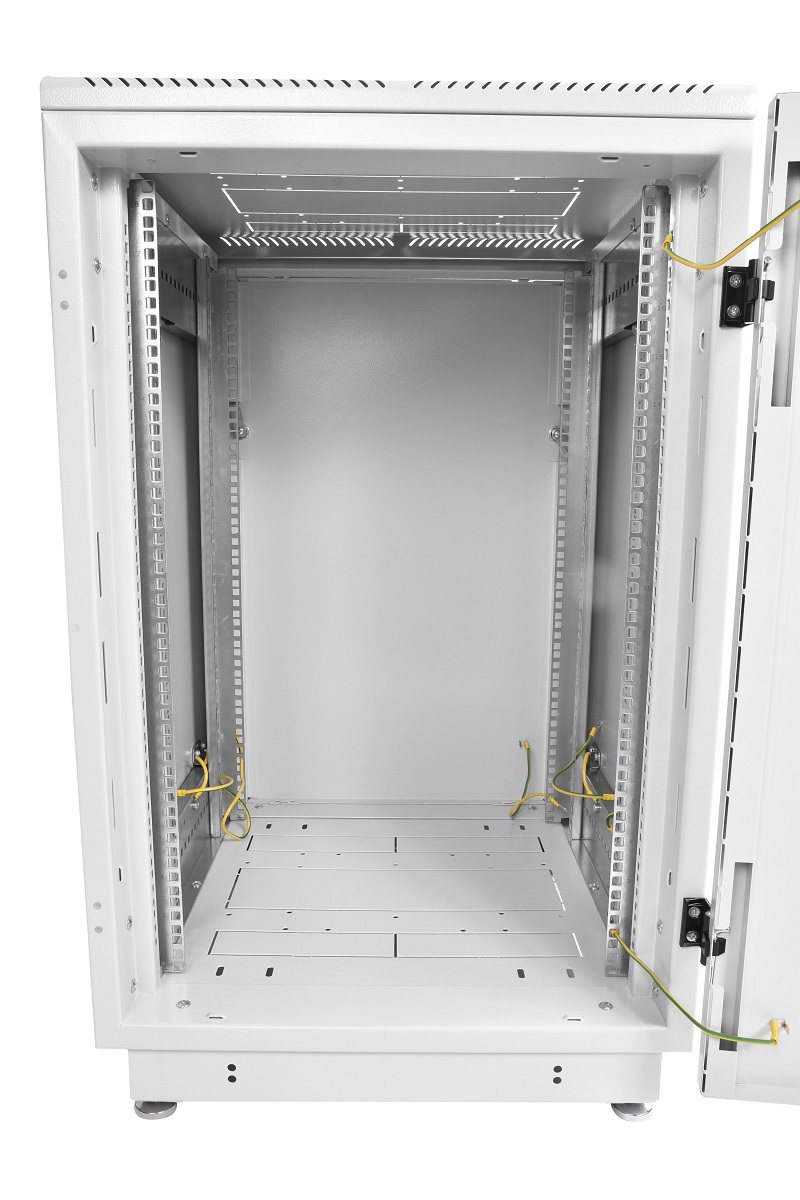 Шкаф телекоммуникационный напольный 27U (600 × 1000) дверь перфорированная