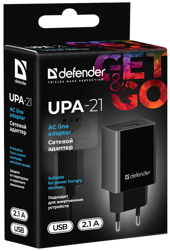 Сетевой адаптер UPA-21 черный