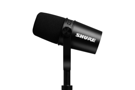 Динамический микрофон для подкастов с разъемами XLR/USB SHURE MV7-S