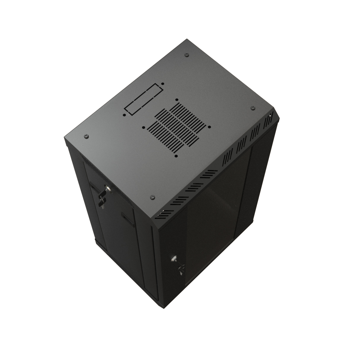 Настенный шкаф 10", 6U Hyperline TDB-6U-GP-RAL9004