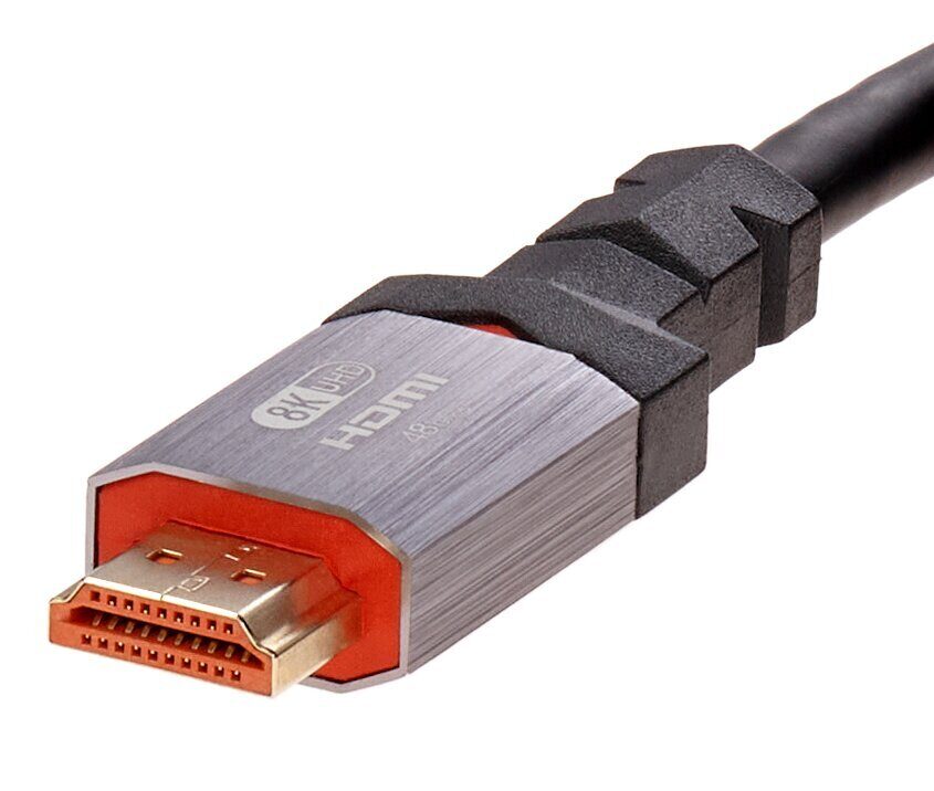 Кабель HDMI 19M/M,ver. 2.1, 8K@60 Hz 1m метал разъемы, Telecom <TCG365-1M>