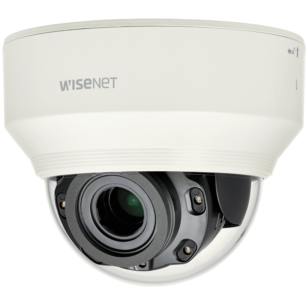 Купольная 2 Мп IP-камера Wisenet XND-L6080R с motor-zoom и ИК-подсветкой