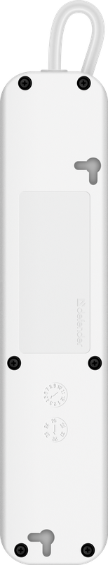 Удлинитель с заземлением Defender S450
