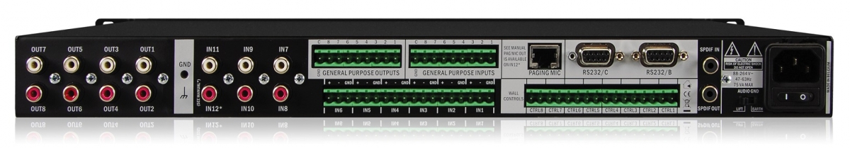 AC12.8SET Apart Матричный коммутатор AUDIOCONTROL12.8 с пакетом Feature Pack