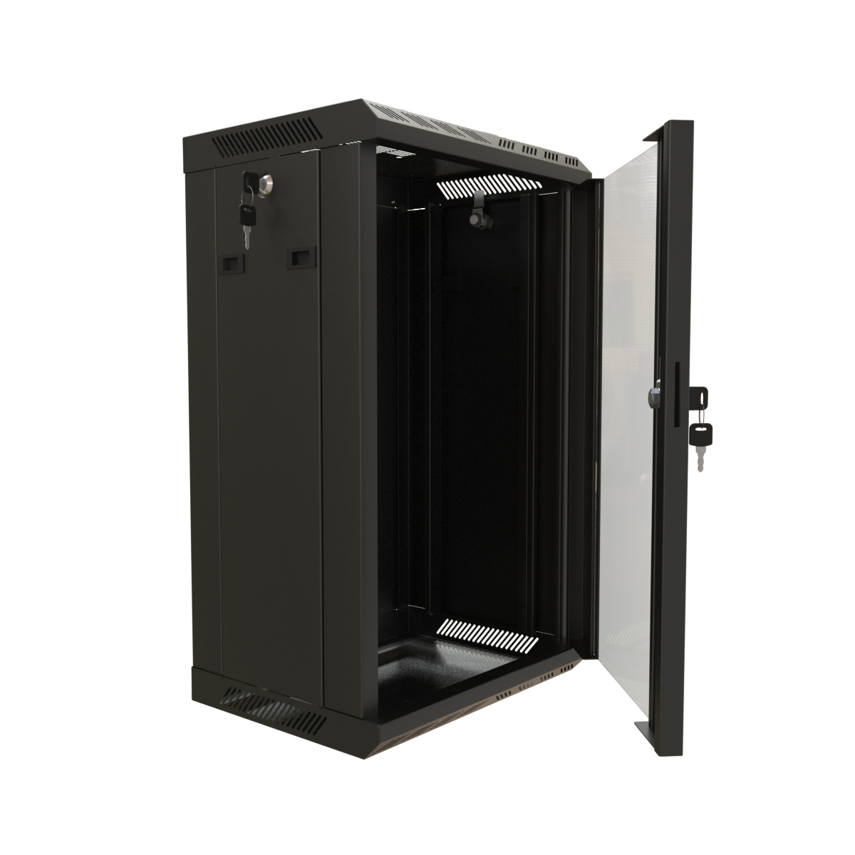 Настенный шкаф 10", 6U Hyperline TDB-6U-GP-RAL9004