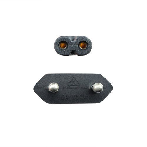 Кабель для аудио-видео техники IEC-320-C7--розетка 220V, 2-pin, 1,8м ,  медь, VCOM