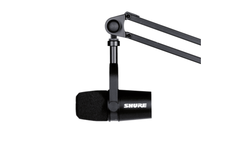 Динамический микрофон для подкастов с разъемами XLR/USB SHURE MV7-S