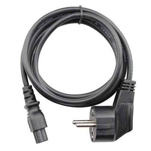 Кабель питания VCOM для ноутбуков 1.8М 3G0.5mm 220V (CE022-CU) VDE стандарт