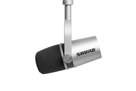 Динамический микрофон для подкастов с разъемами XLR/USB SHURE MV7-K