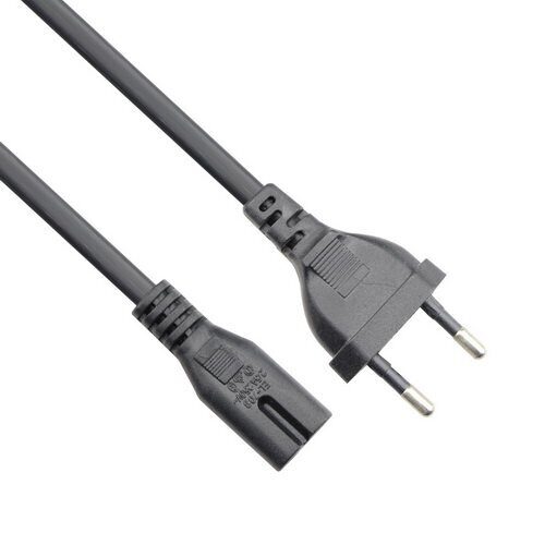 Кабель для аудио-видео техники IEC-320-C7--розетка 220V, 2-pin, 1,8м ,  медь, VCOM