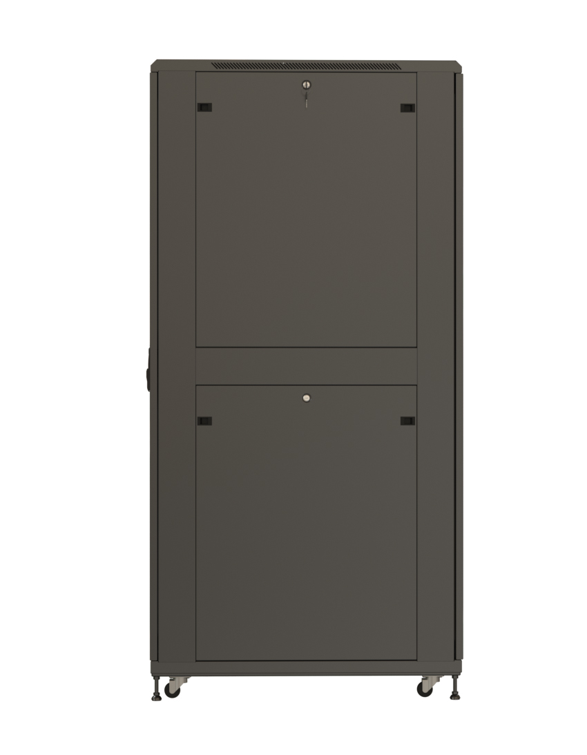 Шкаф напольный 19", 42U Hyperline TTR-4261-DD-RAL9005