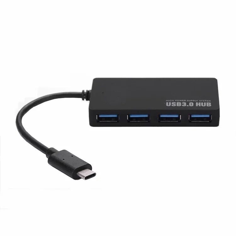 Хаб USB3.1 Type-CM --> 4*USB3.0 (F)