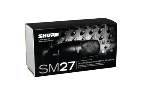 Профессиональный конденсаторный микрофон с большой диафрагмой SHURE SM27