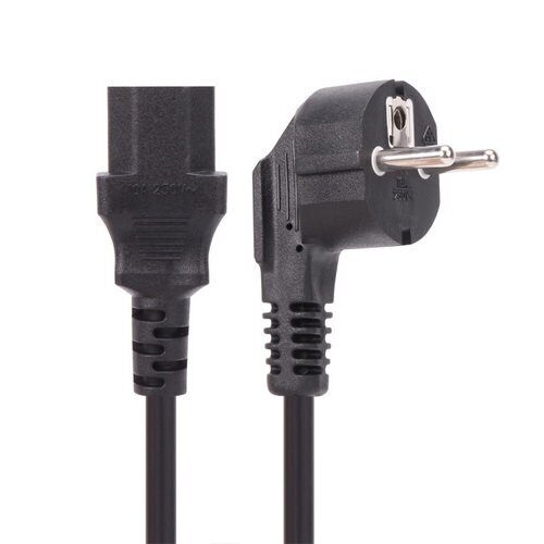 Кабель компьютер-розетка 220V EURO VDE 3G*1mm2 VCOM CE021-CU 1,8м