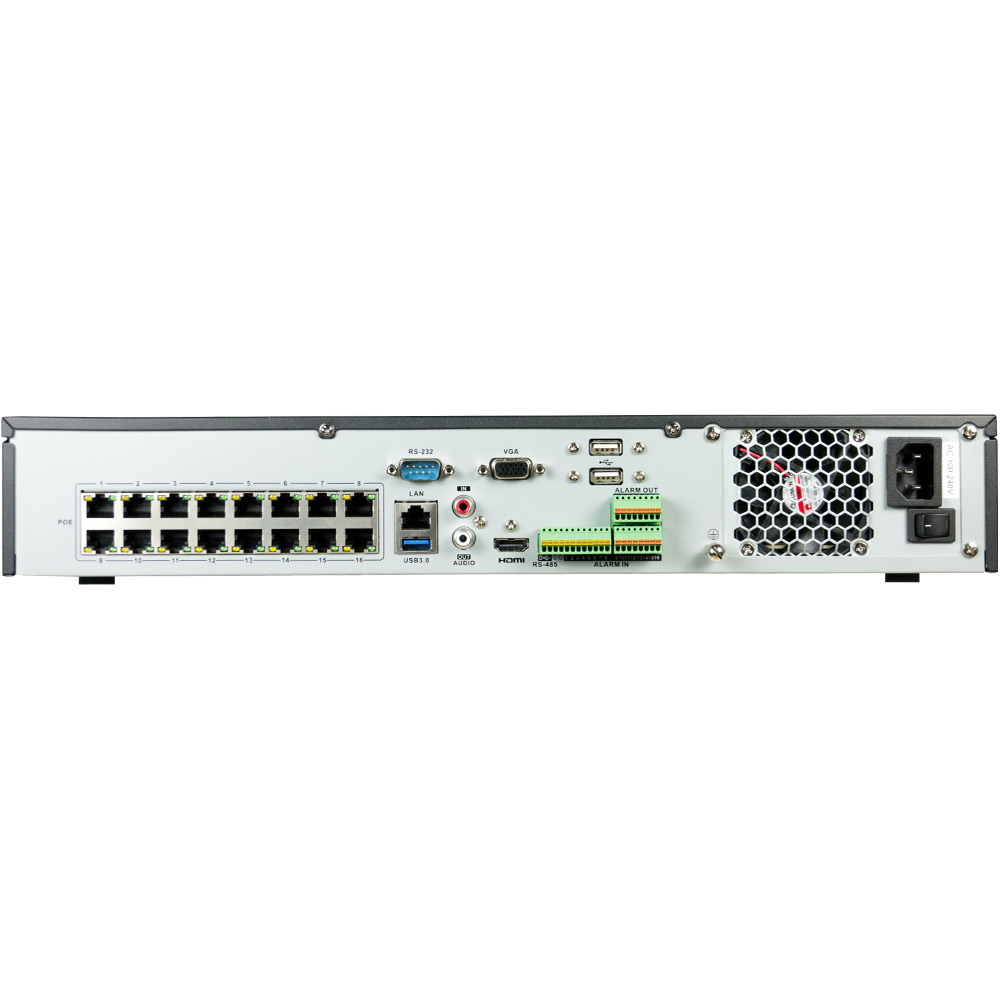 IP-регистратор с 16 PoE портами для IP-камер ActiveCam и HikVision – TRASSIR DuoStation AF 16-16P