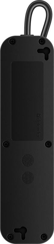 Удлинитель с заземлением Defender M450