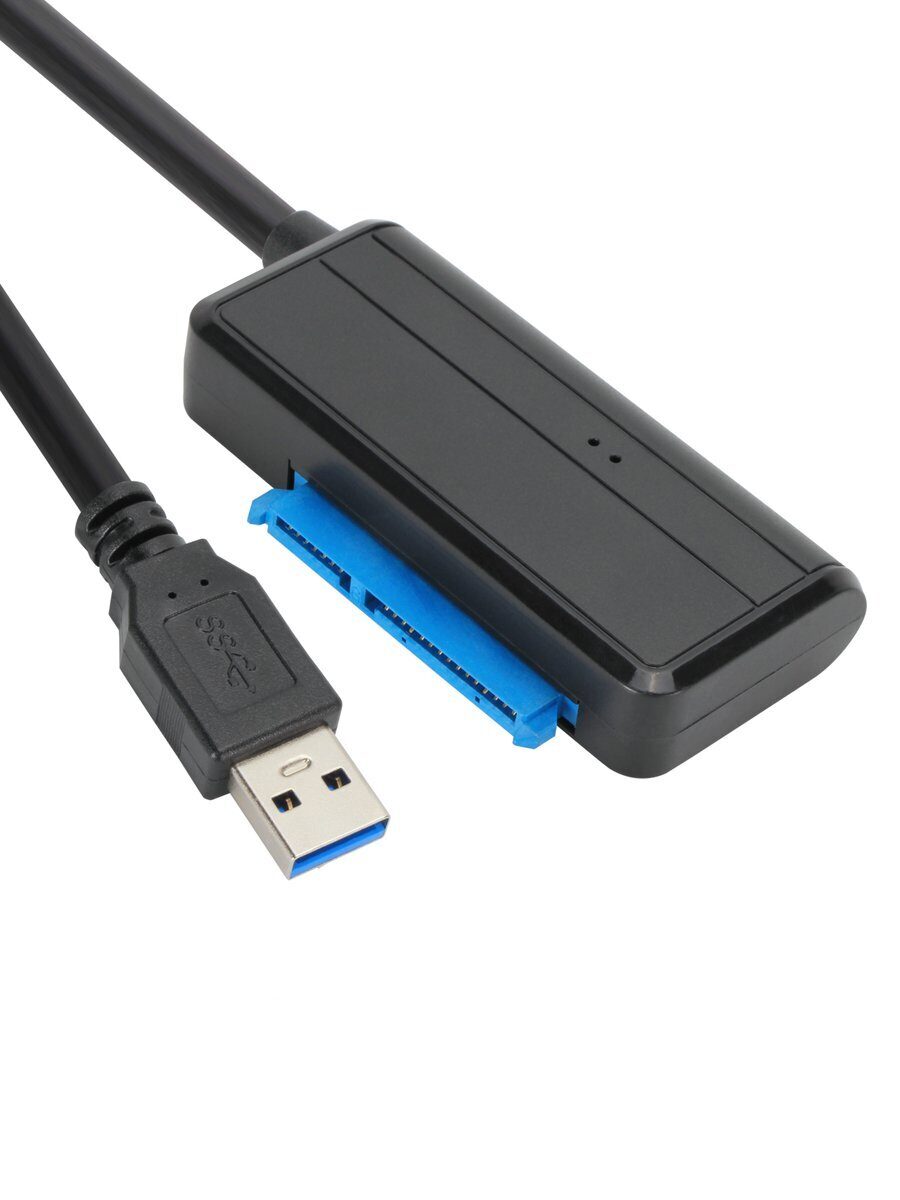 Кабель-адаптер USB3.0 ---SATA III 2.5/3,5"+SSD, правый угол, VCOM <CU817>