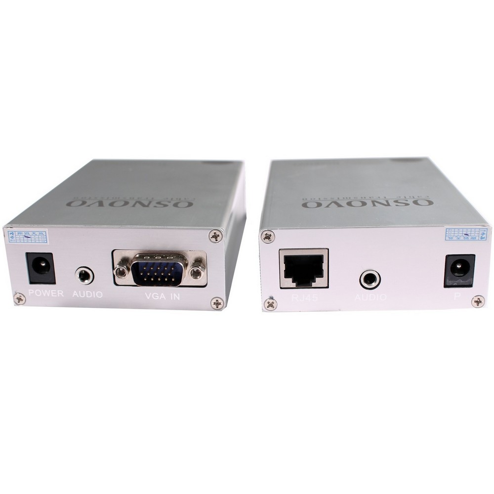 Комплект TA-V/1+RA-V/1: приемник и передатчик для передачи VGA и аудиосигнала по UTP CAT5 до 50м