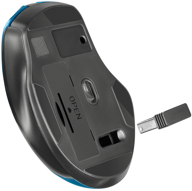Беспроводная оптическая мышь Prime MB-053 бирюзовый