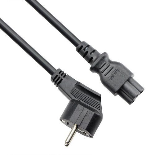 Кабель питания VCOM для ноутбуков 1.8М 3G0.5mm 220V (CE022-CU) VDE стандарт