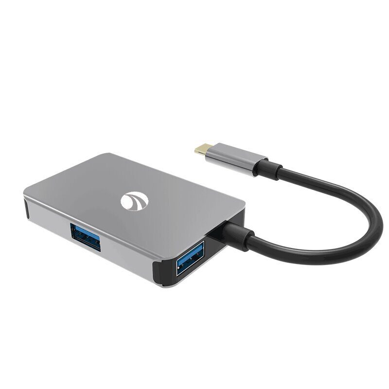 Кабель-концентратор USB 3.1 Type-Cm to 4 port USB3.0(f)  Aluminum Shell VCOM <DH310B>