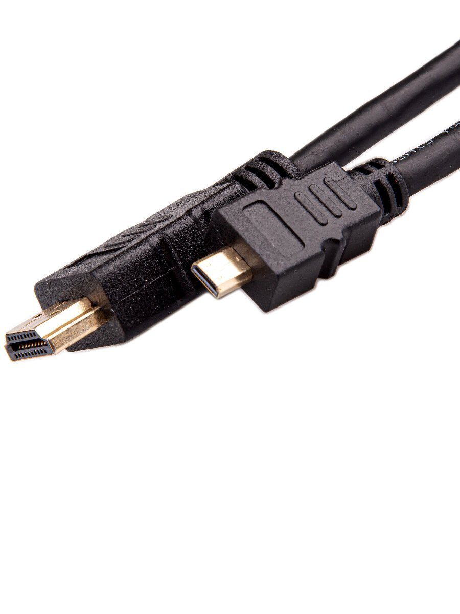 Кабель HDMI-19M --- MicroHDMI-19M ver 2.0+3D/Ethernet,1m Telecom <TCG206-1M>