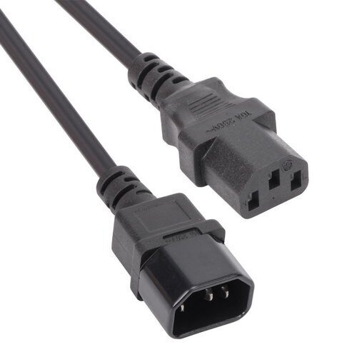 Кабель монитор - компьютер 220V (UPS -> устройство) VCOM  3G*0.75mm (CE001-CU)1.8м
