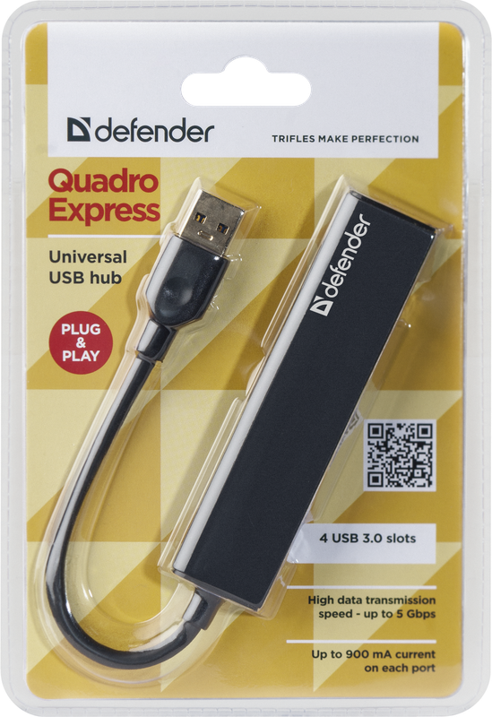 Универсальный USB разветвитель Quadro Express