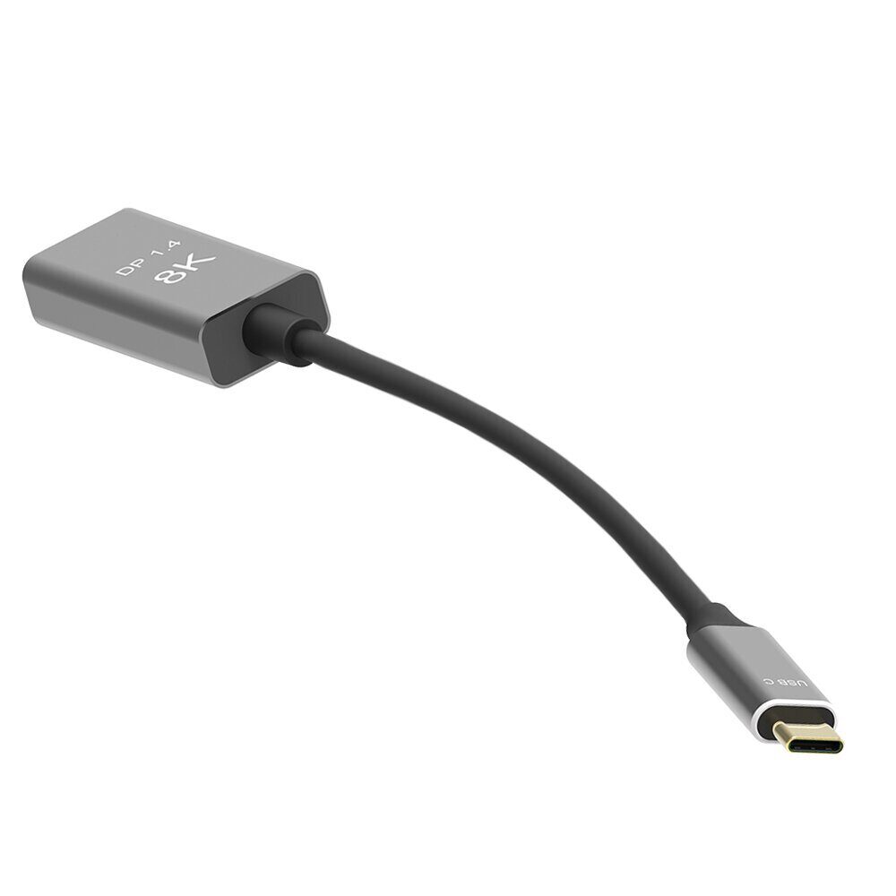Адаптер USB Type-Cm---->DP(f) 1.4v, 8K@ 60Hz, Alum  Shell,VCOM <CU480M>