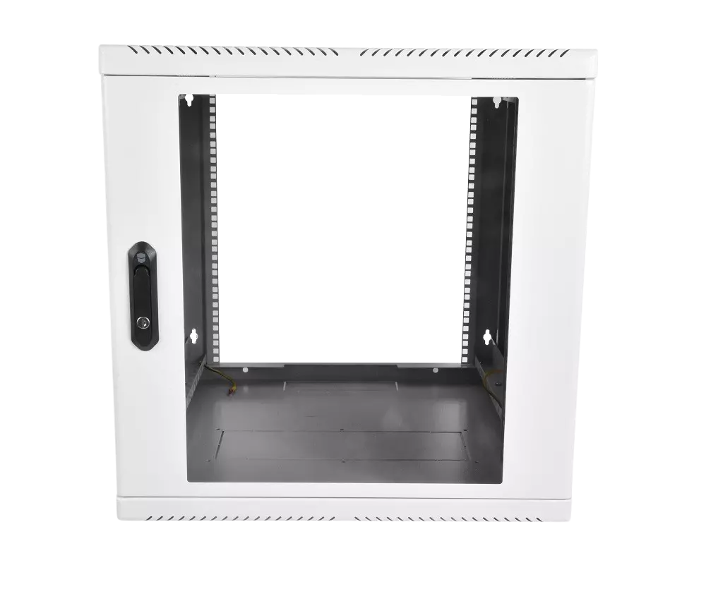 Шкаф телекоммуникационный настенный разборный 15U (600 × 650), съемные стенки, дверь стекло