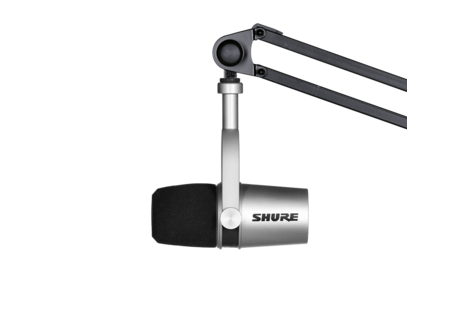 Динамический микрофон для подкастов с разъемами XLR/USB SHURE MV7-S