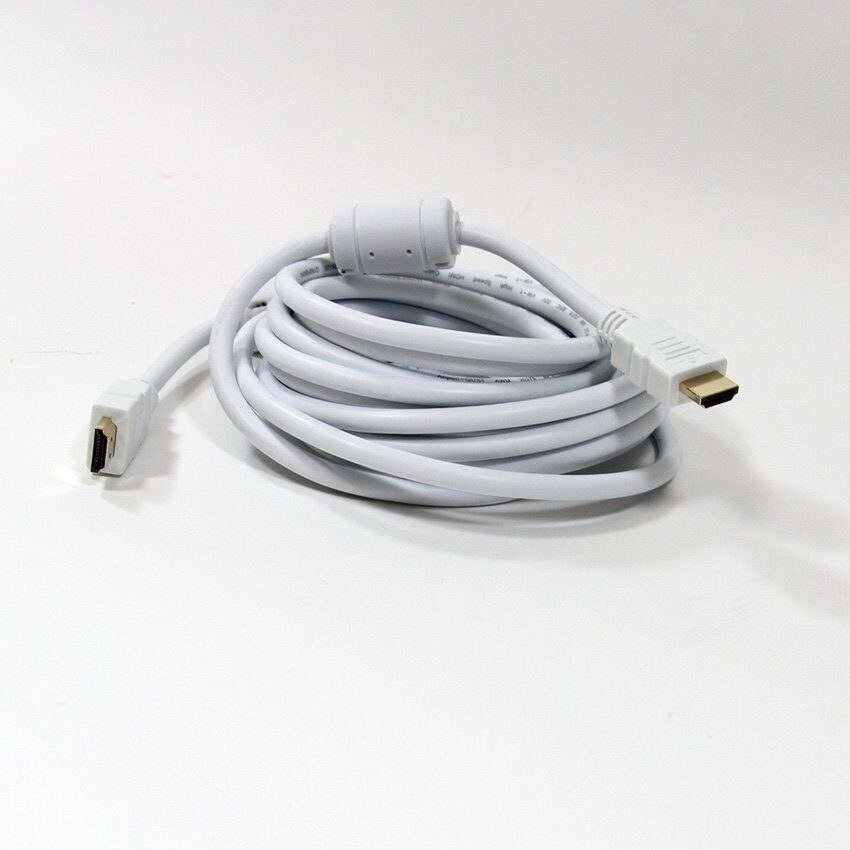 Кабель HDMI 19M/M ver 2.0, 5М, 2 фильтра, белый  iOpen (Aopen/Qust) <ACG711DW-5M>