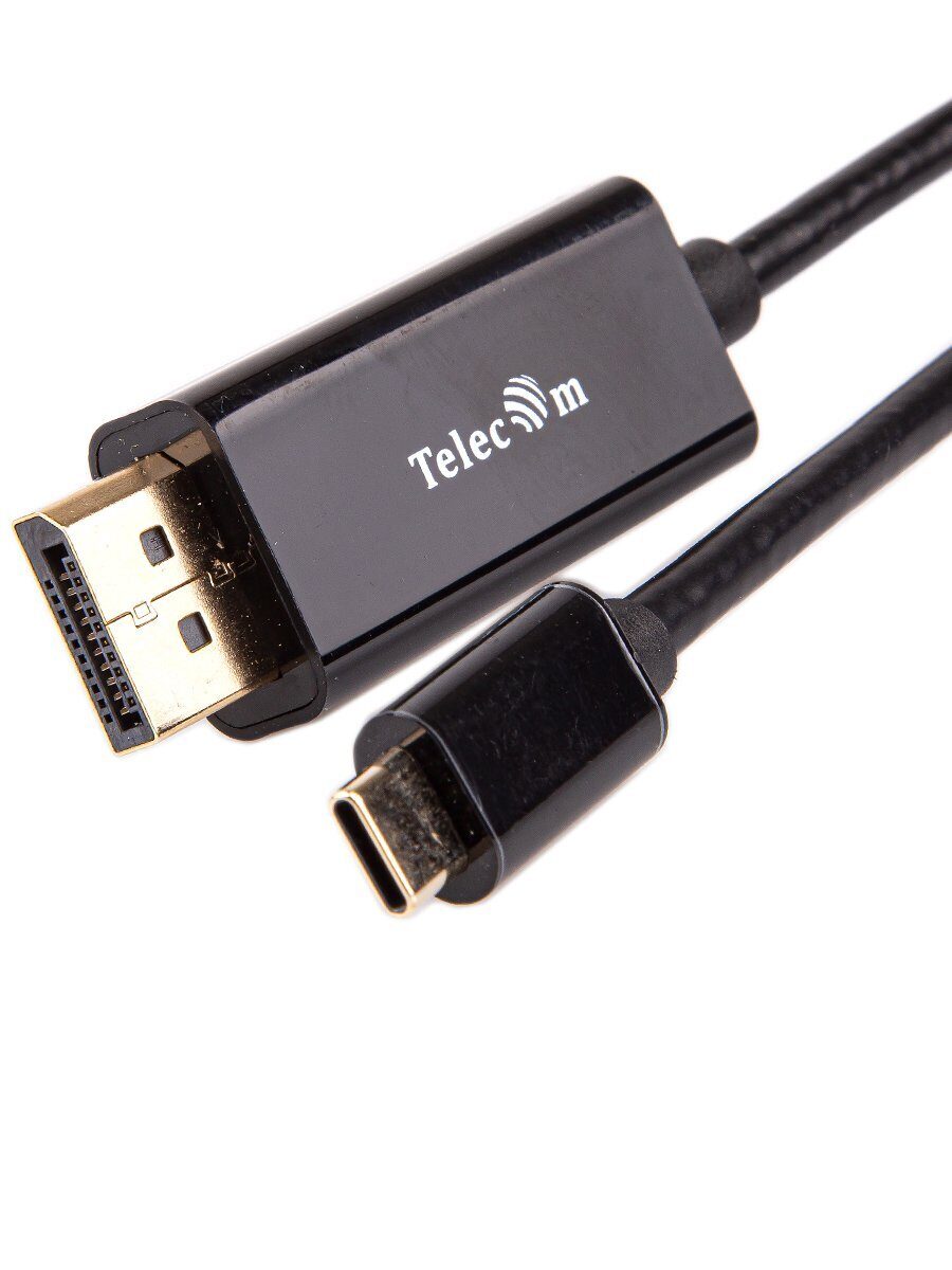 Кабель-адаптер USB3.1 Type C(m) --> DP(m) 4K@60Hz, 1.8m, Telecom <TC010-1.8M>