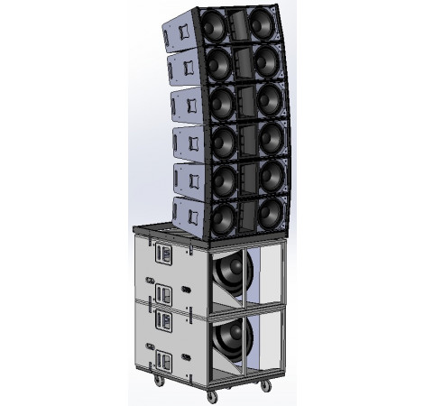 TS-8210LA Элемент линейного массива пассивный, трёхполосный
