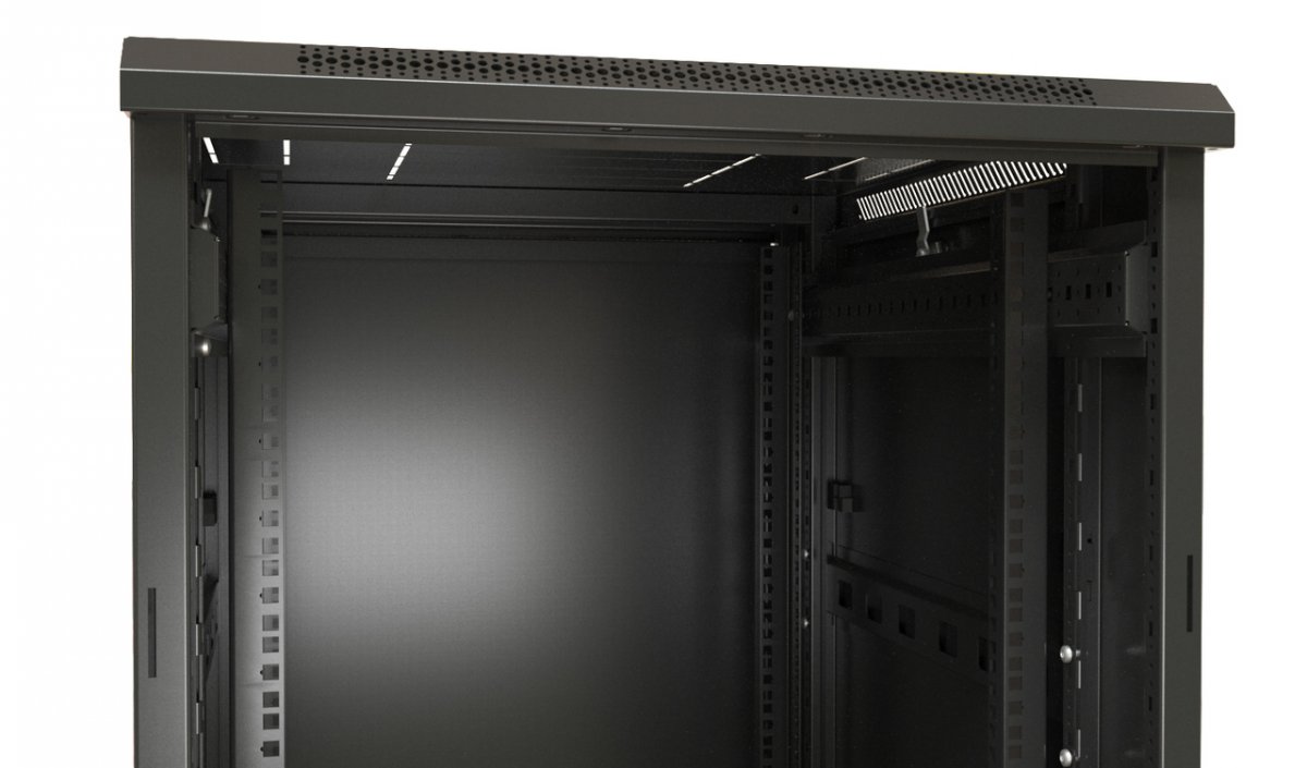 Шкаф напольный 19", 22U Hyperline TTB-2266-AS-RAL9004