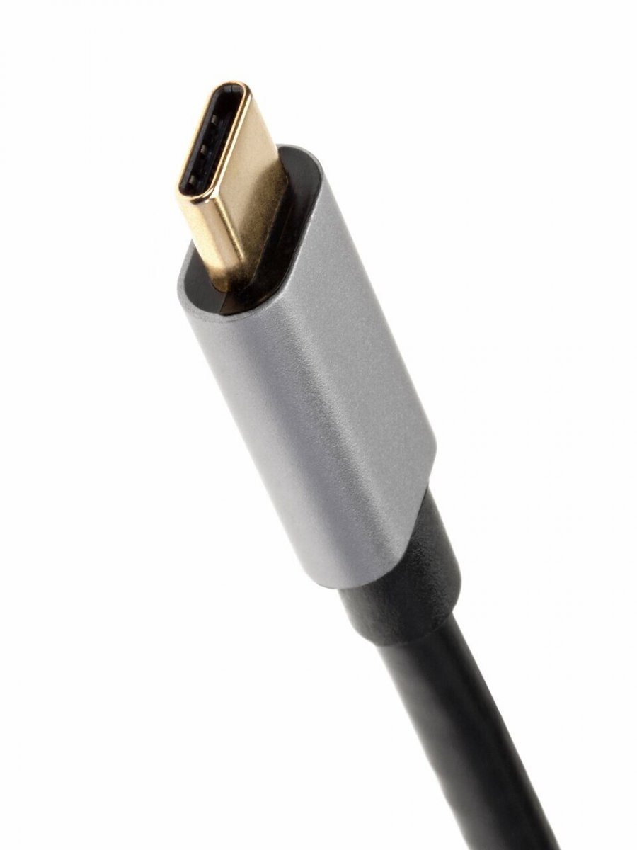 Aдаптер USB 3.1 Type-Cm --> DP(f) 4K@60Hz, Alum Shell, iOpen (Aopen/Qust) <ACU422MB>